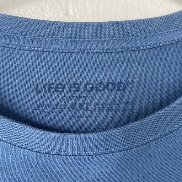 Life is Good Christmas cat Pullover size XXL - Picture 2 of 9